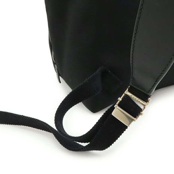 GUCCI Black Leather Backpack main image 9